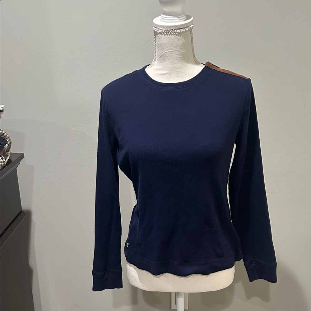 Lauren Ralph Lauren Navy Long Sleeve Tee